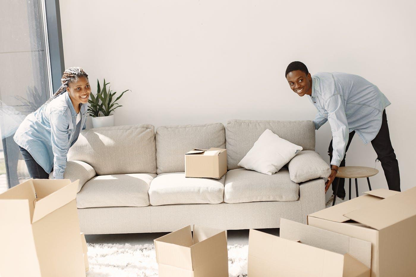 The Moving General crew on moving day in New York